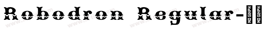 Robodron Regular字体转换